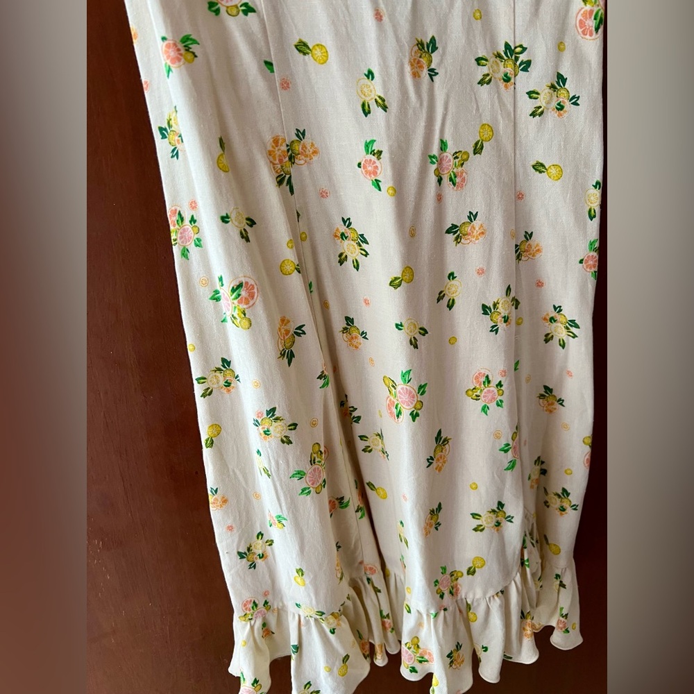 Free People Like a Lady Printed Mini Dress – Size Small, Linen Blend - Picture 14 of 16